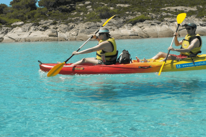 Halkidiki Family trips sea kayaks