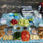 High quality fresh food in the Sea Kayak Halkidiki trips