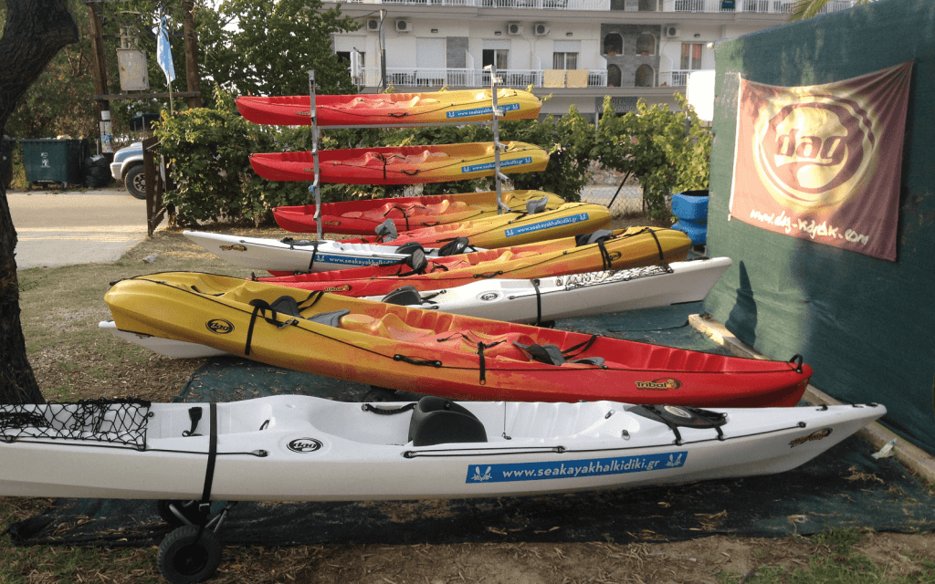 Sea Kayak Halkidiki equipment rentals